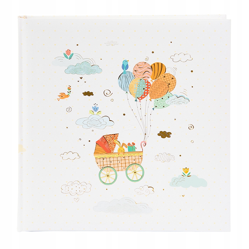 Tradiční album 60 stran šité goldbuch pro děti k narození jako dárek