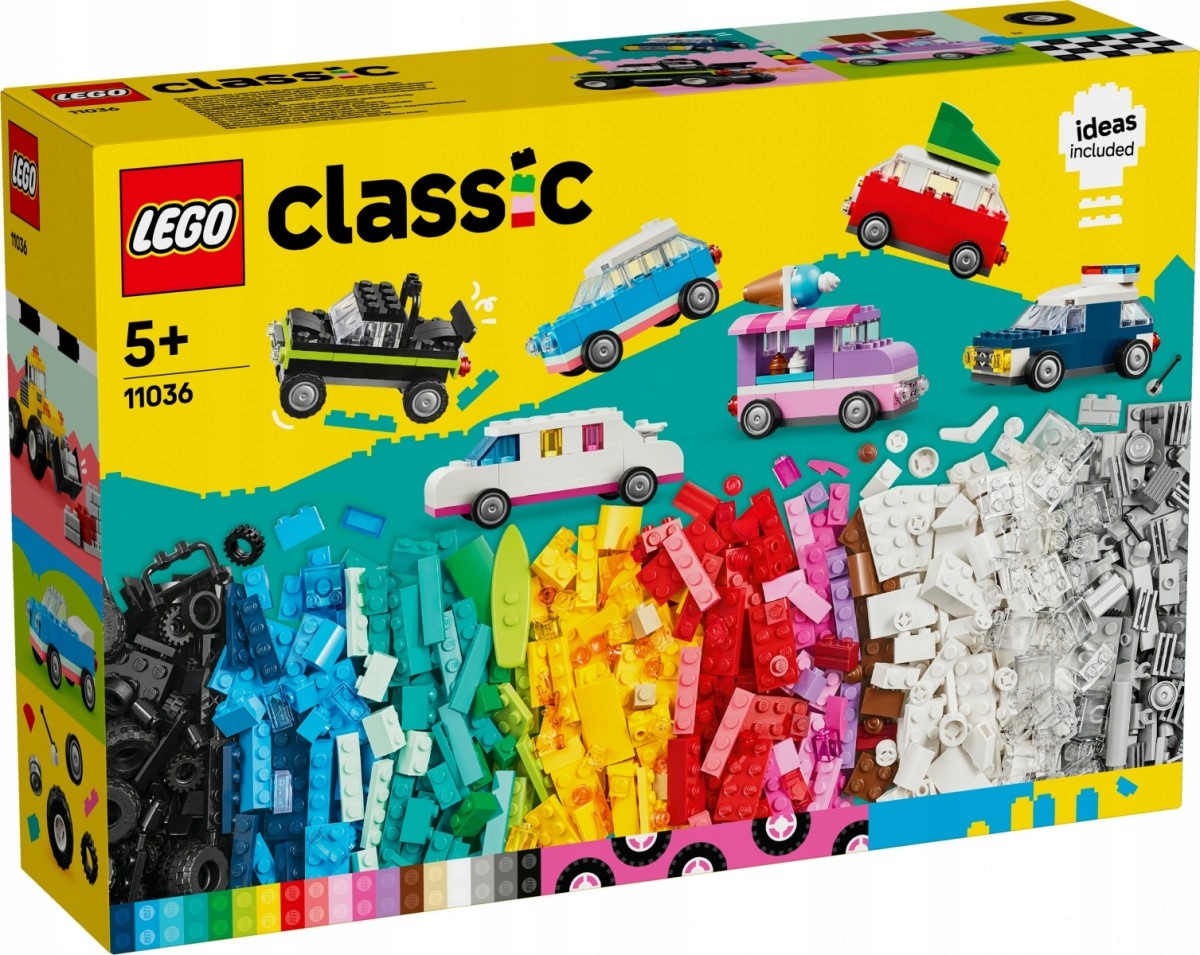 Lego Stavebnice Classic 11036 Kreativní vozidla