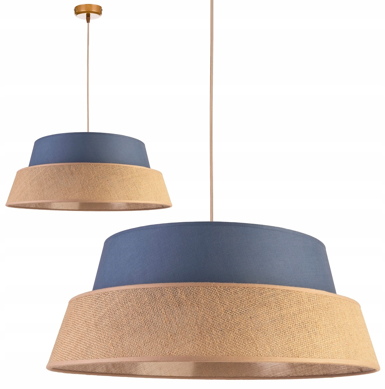 

Lampa Wisząca Sufitowa Żyrandol Juta Nowoczesny