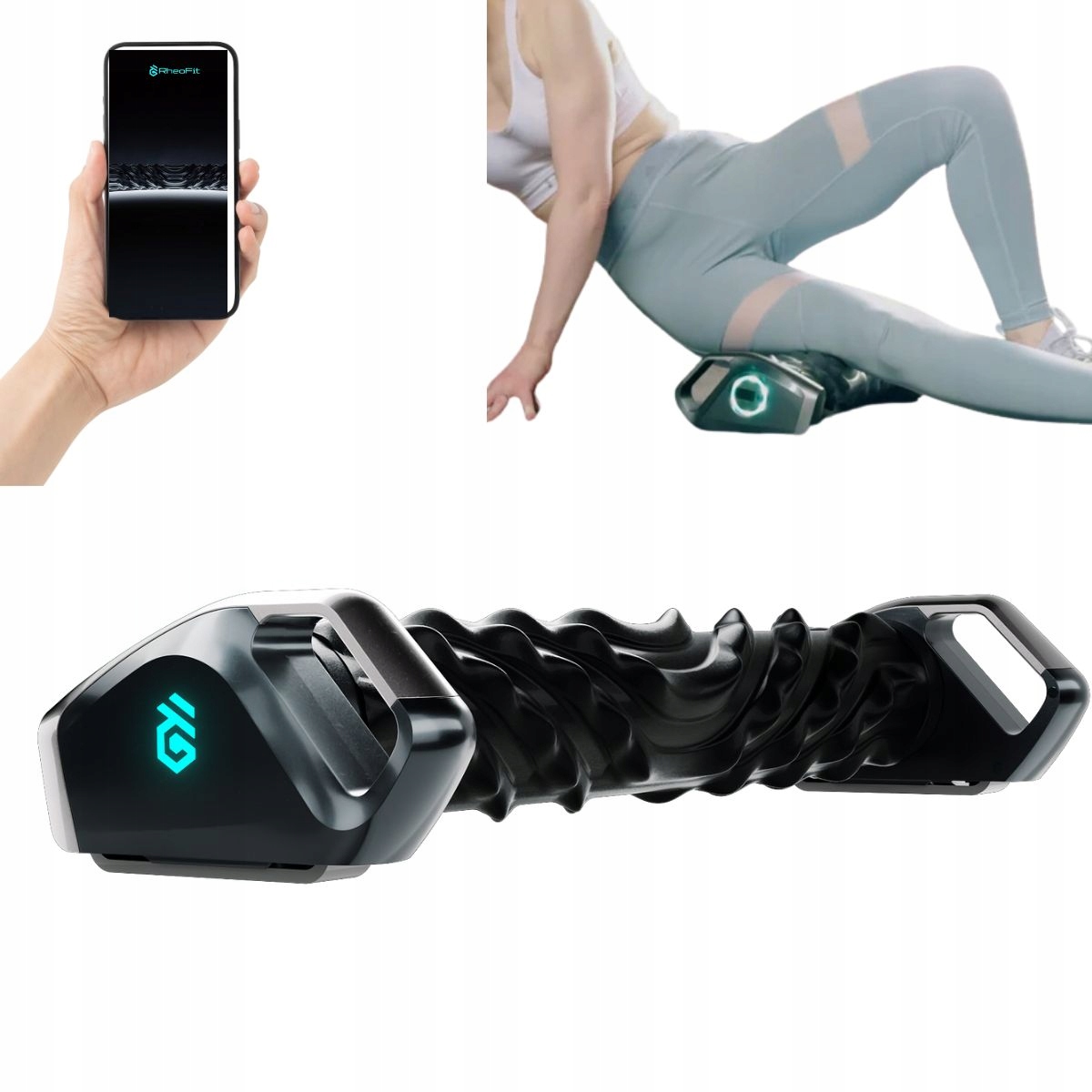 Inteligentny roller elektryczny do masażu mięśni RheoFit A1 z aplikacja