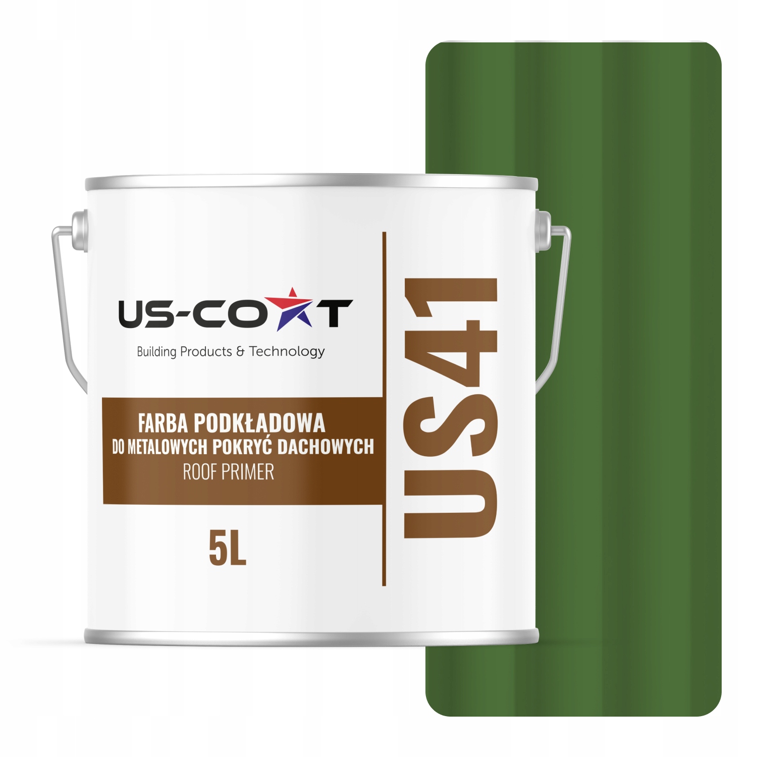 Základná Farba Na Kovové Strechy A Krytiny Zelená Trávová RAL6010 5L Matná