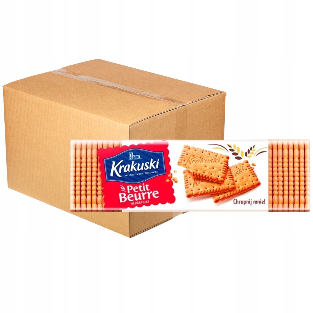 Levně Krakuski Petit Beurre Sušenky 220 g x 21 kusů