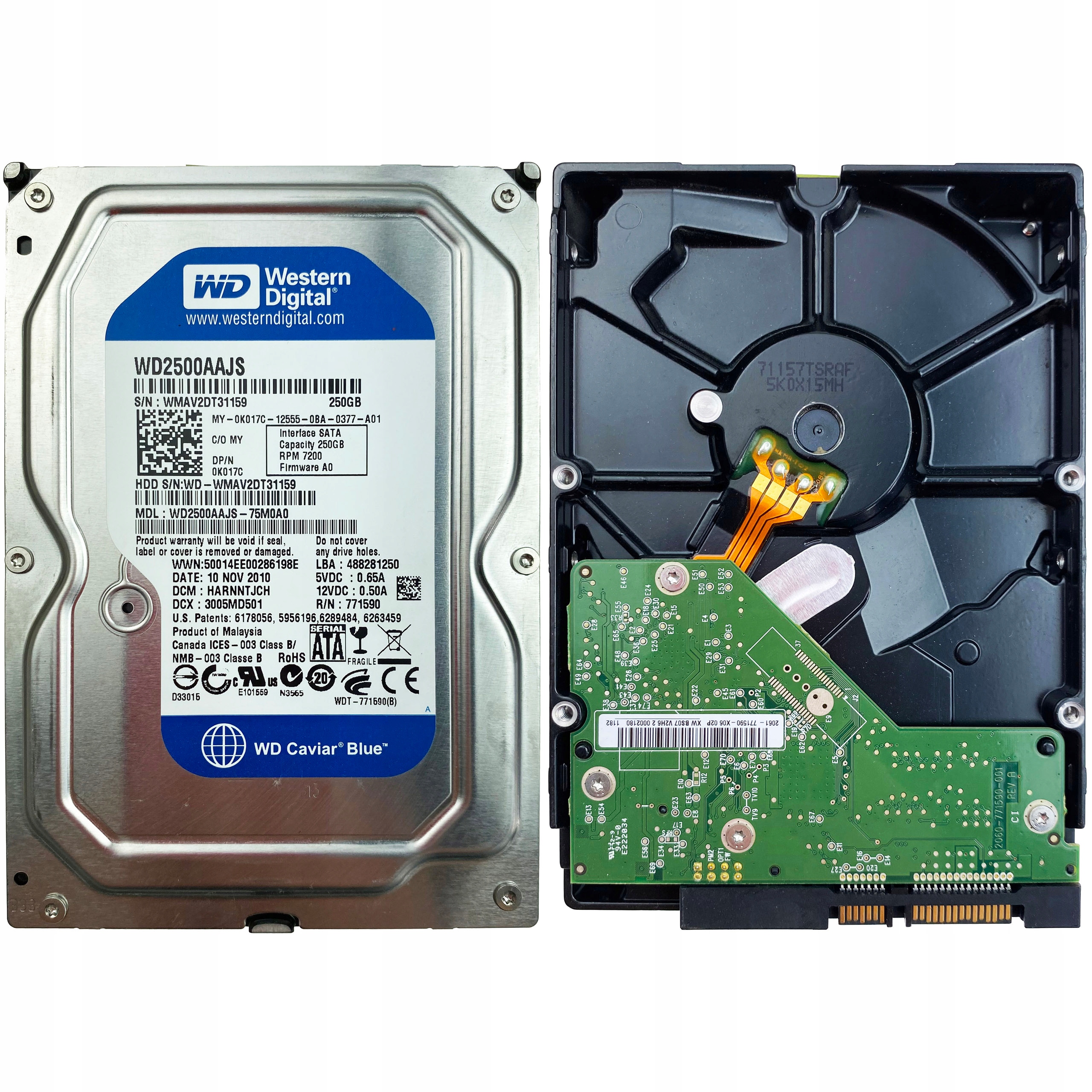 Dysk Wd2500aajs 250gb w Dyski HDD - Dyski i pamięci