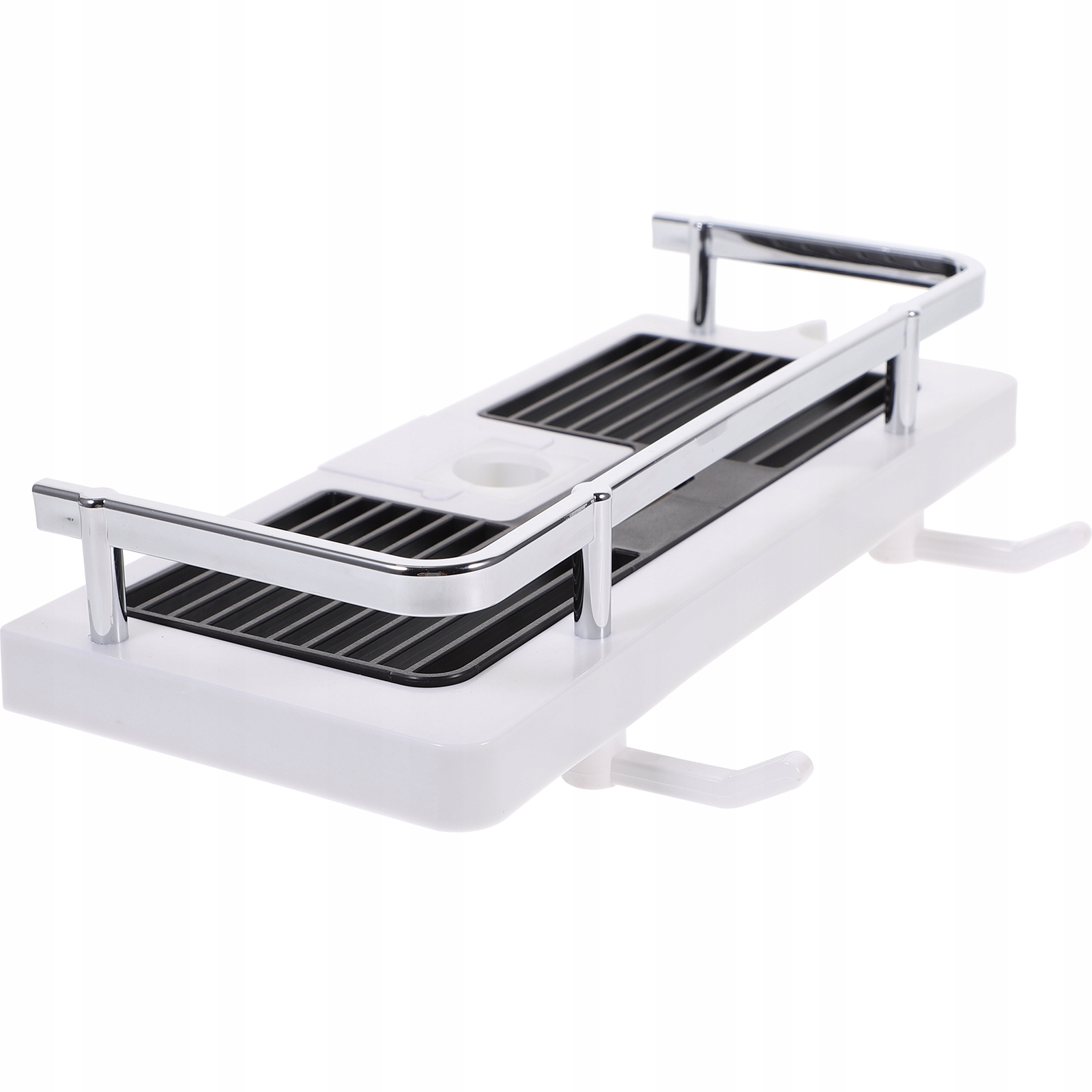 STOJAK POD PRYSZNIC ŚCIENNY BEZ WIERCENIA WIELOFUNKCYJNA PÓŁKA DO PRZECHOWYWANIA