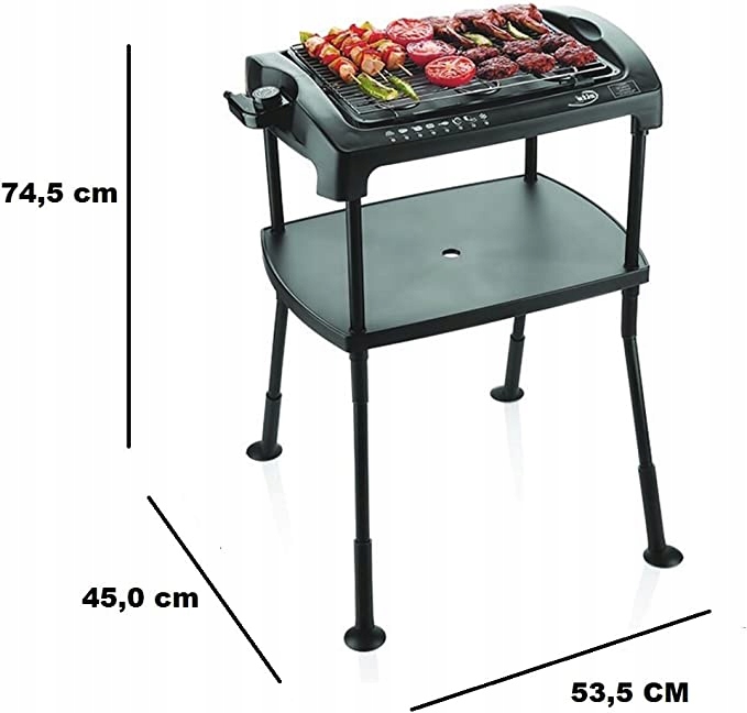 ELEKTRYCZNY GRILL STOŁOWY STOJĄCY BBQ BOSS 2000W EAN (GTIN) 4065325001398