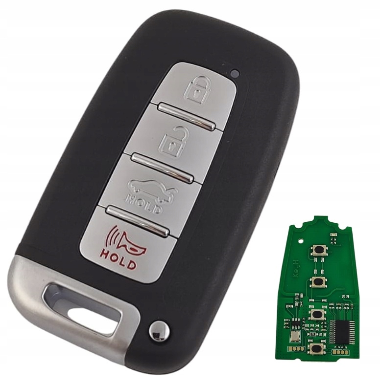 Pilot Klíčenka Hyundai Kia Keyless 433MHz iD46 PCF7952 4 tlačítka HY22