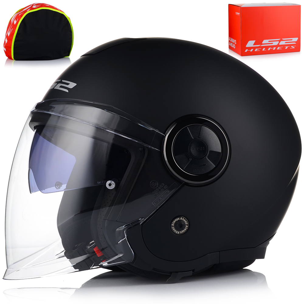 Otvorená Motocyklová Prilba LS2 OF620 Classy II Čierna Matt 22.06 Blenda