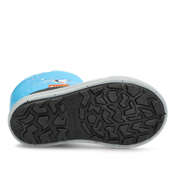 Demar Śniegowce KENNY Ocieplane Naturalna Wełna roz. 22/23 turkusowe F Kolor niebieski