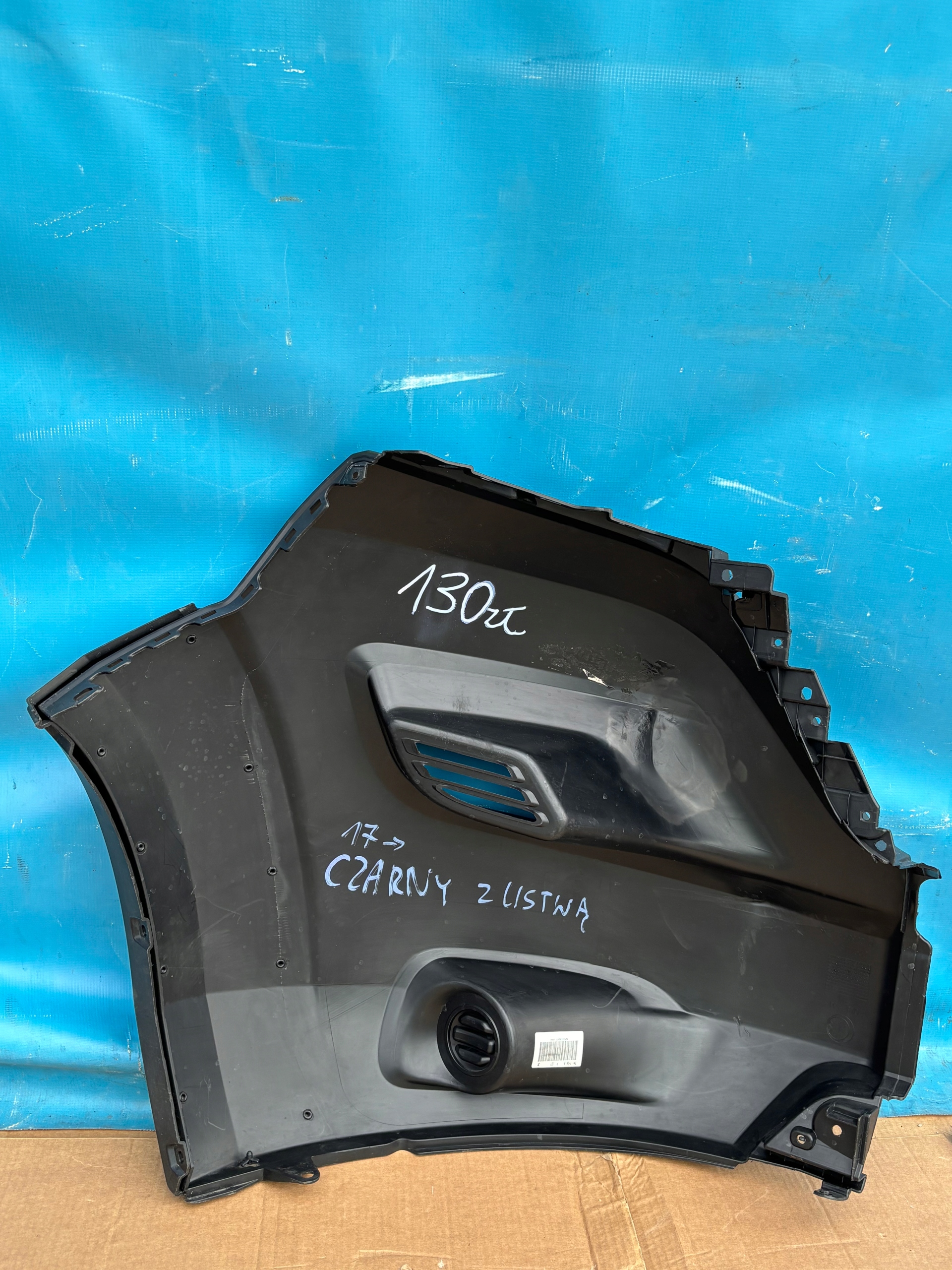 DUCATO BOXER JUMPER L4 Max 17- bumper corner front left moulding black