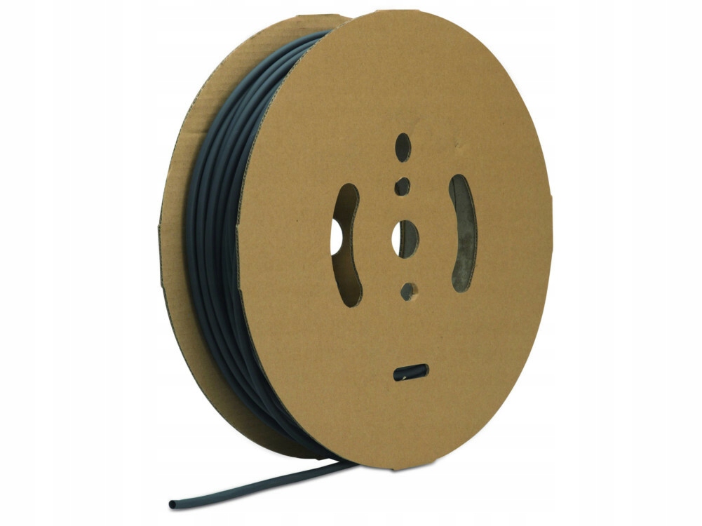 Rurka termokurczliwa, 9,5/4,5, czarna, 2:1, szpula 100 m model bmgbs095bne
