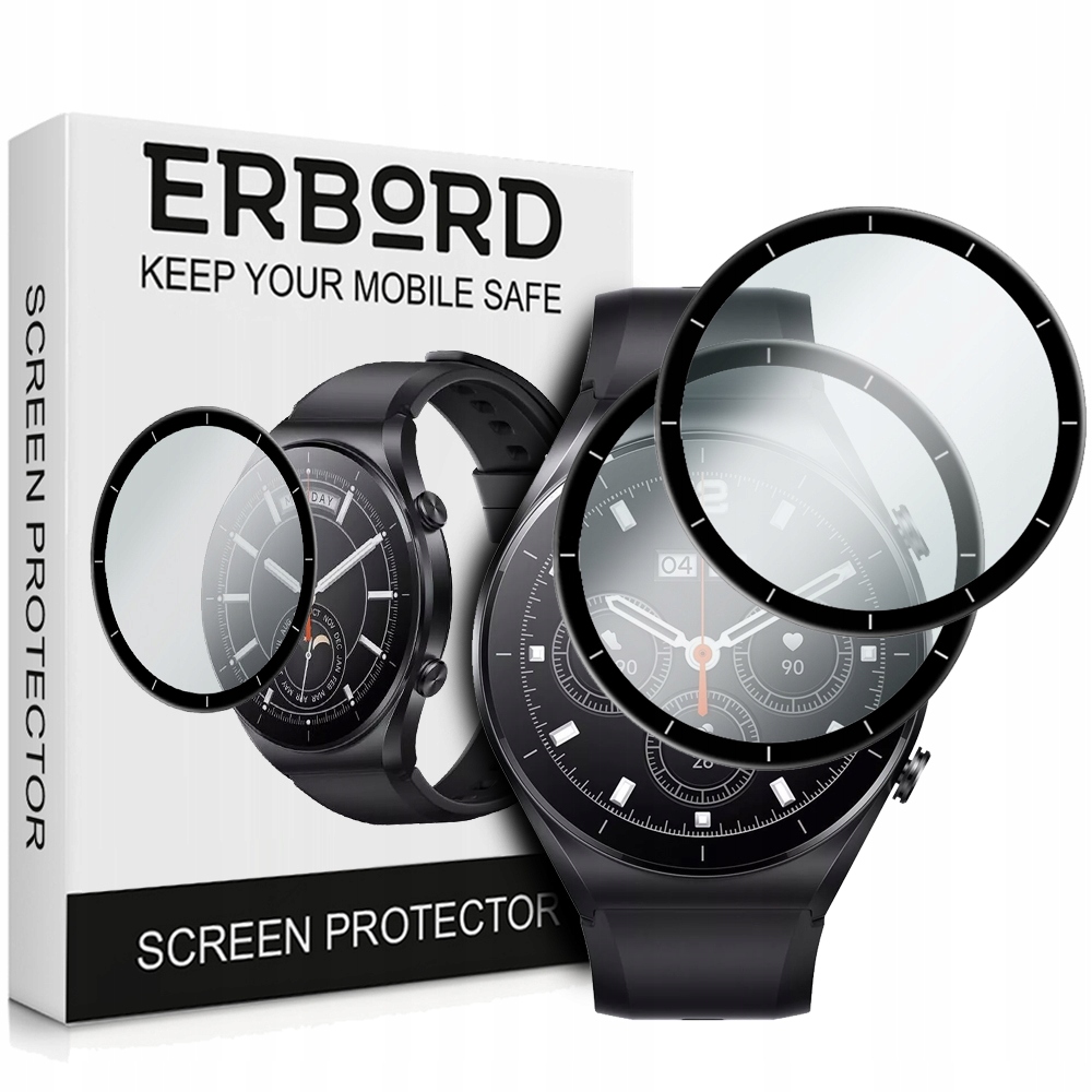 

2x Szkło Hybrydowe Erbord Do Xiaomi MI Watch S1