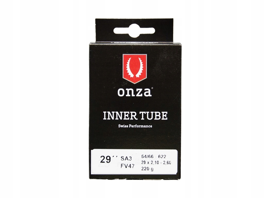 

Dętka Onza 0,9 mm 29 x 2.10-2.60 220g Presta 47 mm