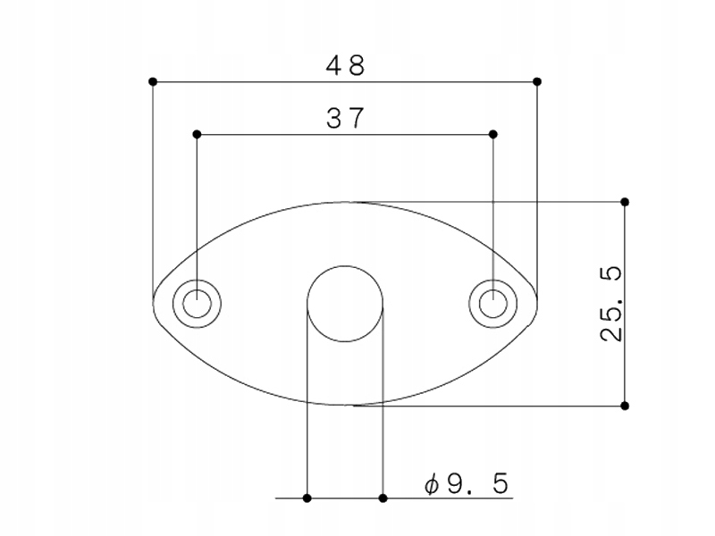 Płytka jack HOSCO/GOTOH JCB-2 (N) Kod producenta H-JCB-2NS