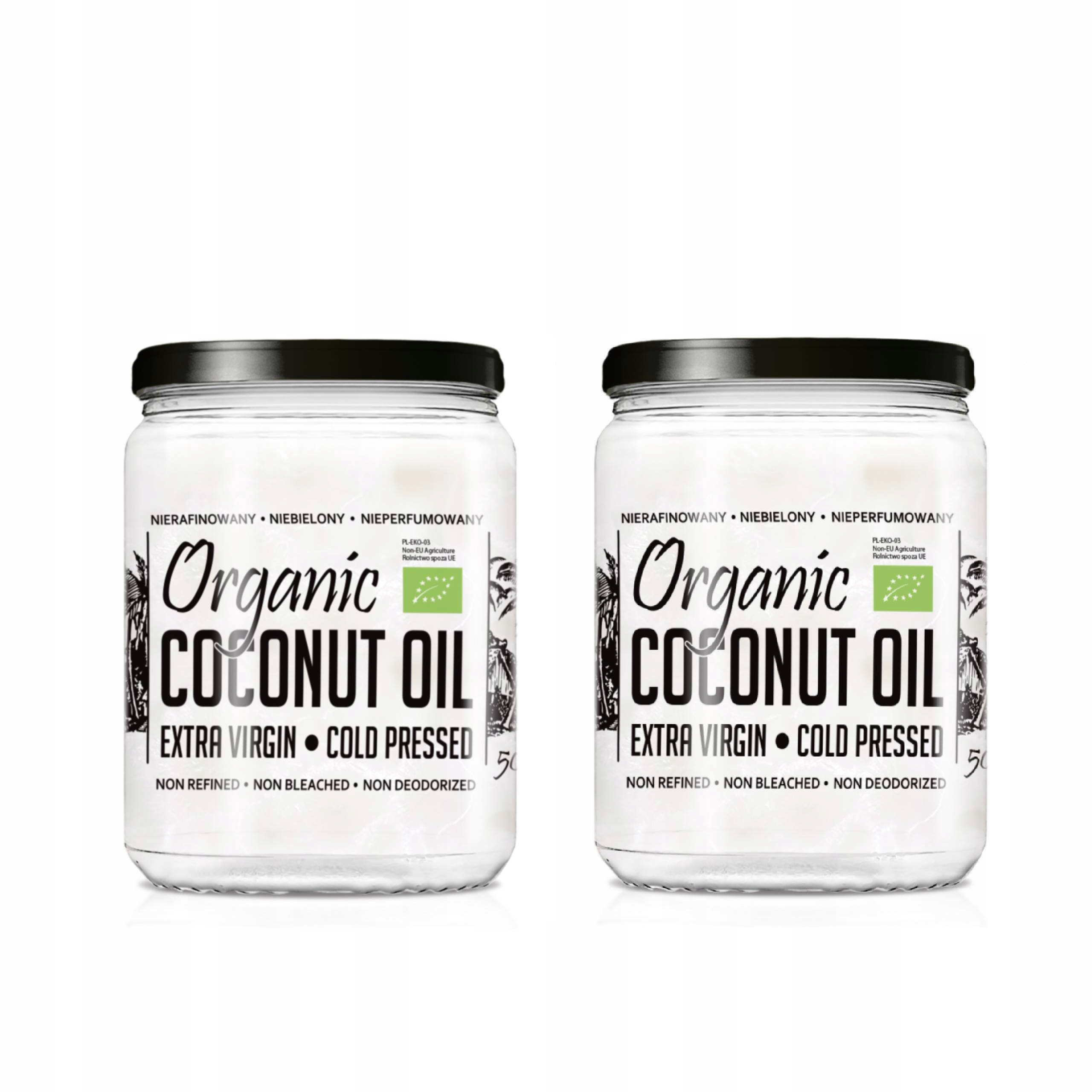 2x Olej Kokosowy Virgin Bio 500 ml Diet-food