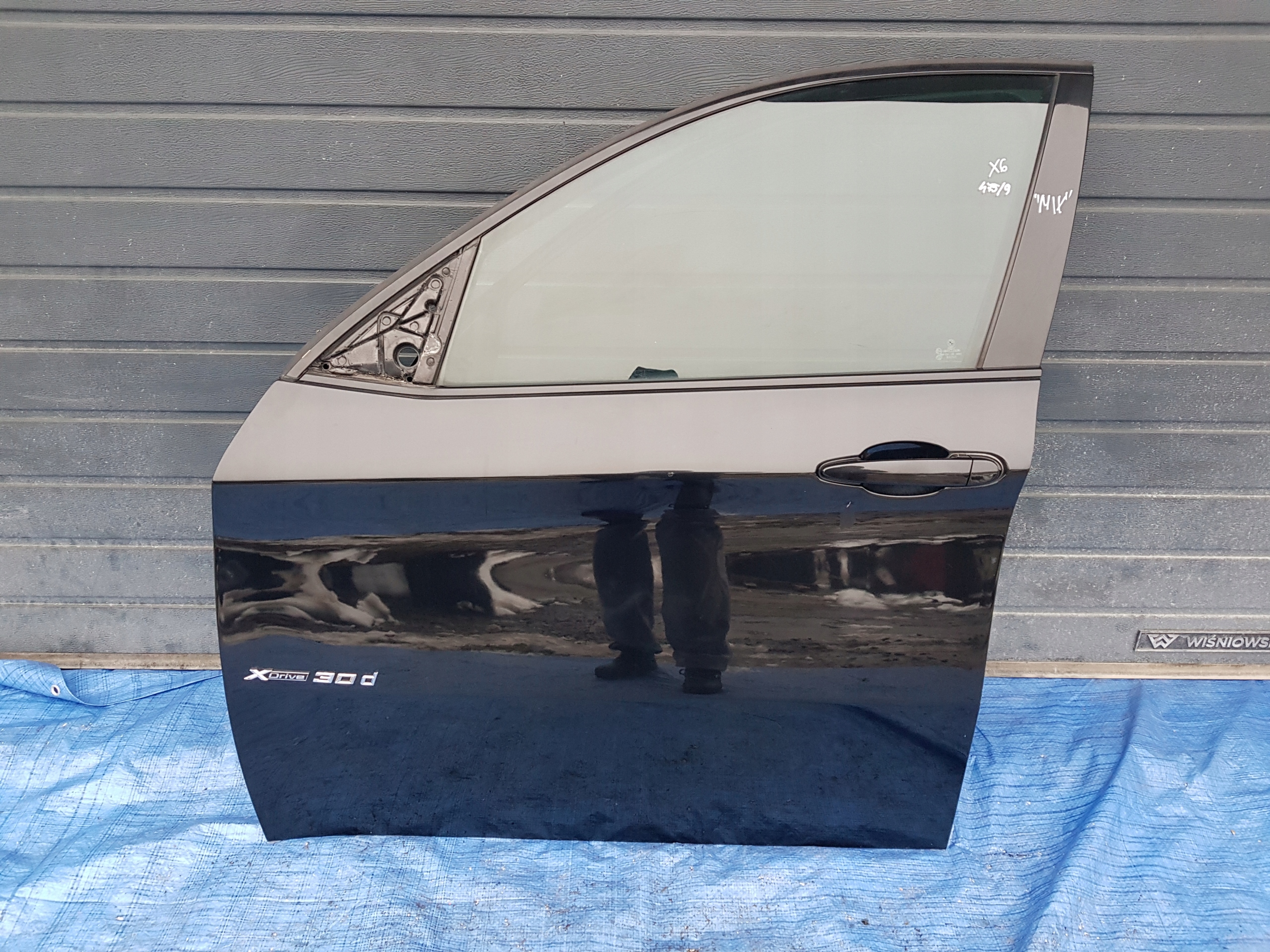 door left front BMW X6 E71 475 BLACK SAPPHIRE