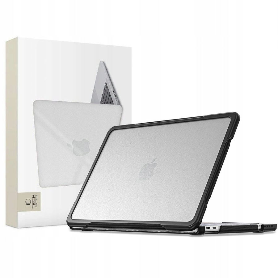 Tech-protect Velar Macbook Neo 13 2026 Matte Black/clear