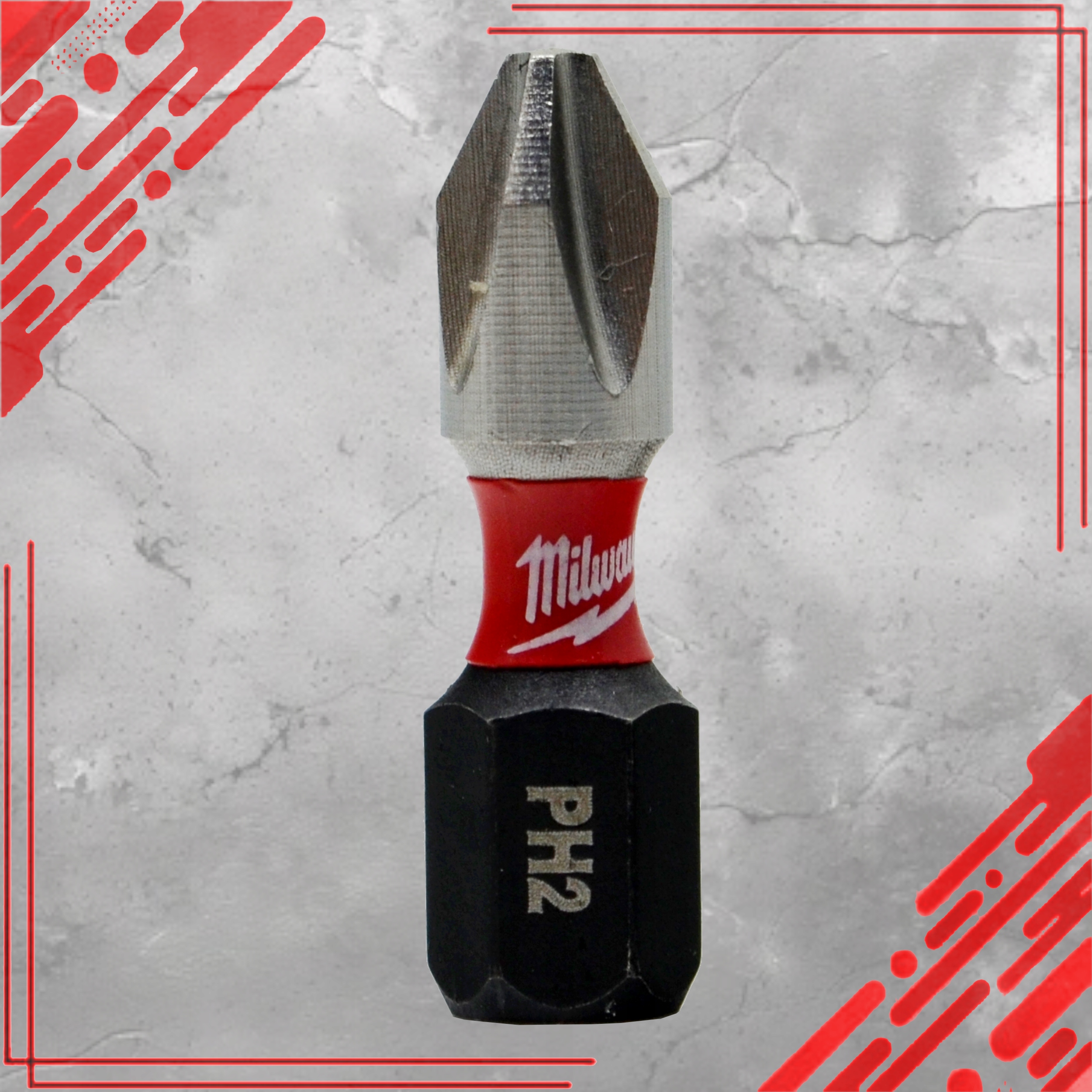 BIT KOŃCÓWKA UDAROWY PH2 KRÓTKI 25MM WYTRZYMAŁE BITY SHOCKWAVE ZESTAW 25SZT Kod producenta 4932430853