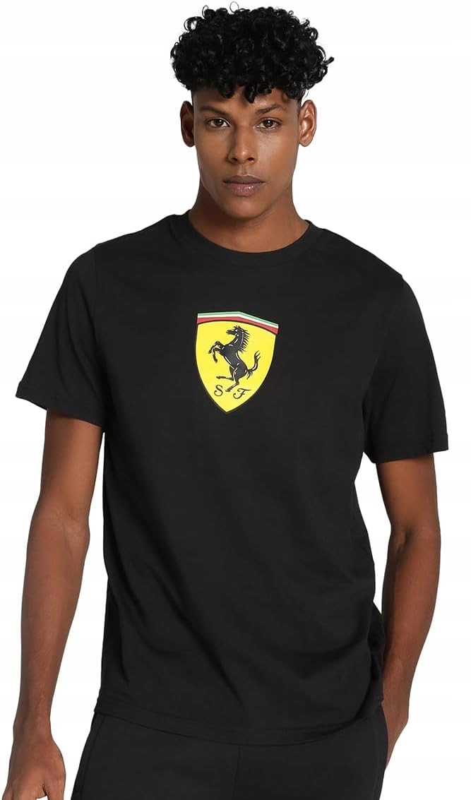 F1! Tričko Puma Ferrari Race Big Shield Tee Barevné Sf L