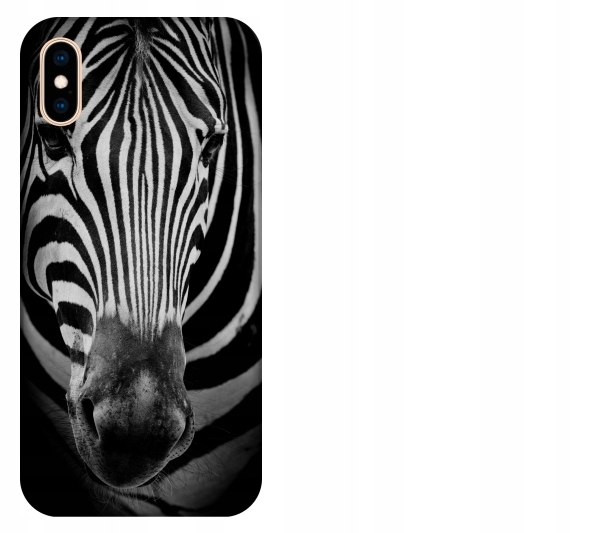 

Etui pokrowiec iPhone Xs Max Zebra zwierzeta