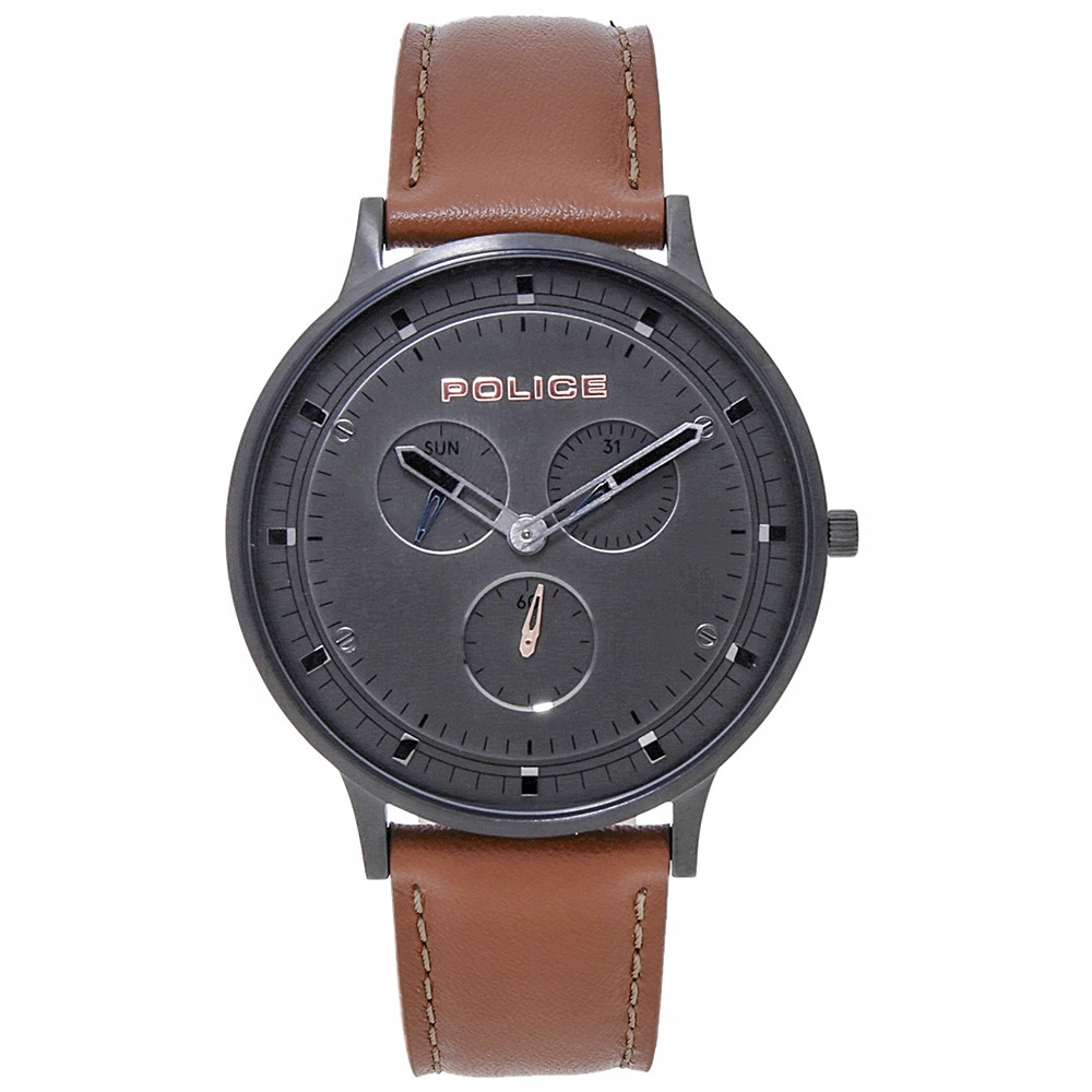 Pánské Hodinky Police PL.15968JSB-39 hnědé