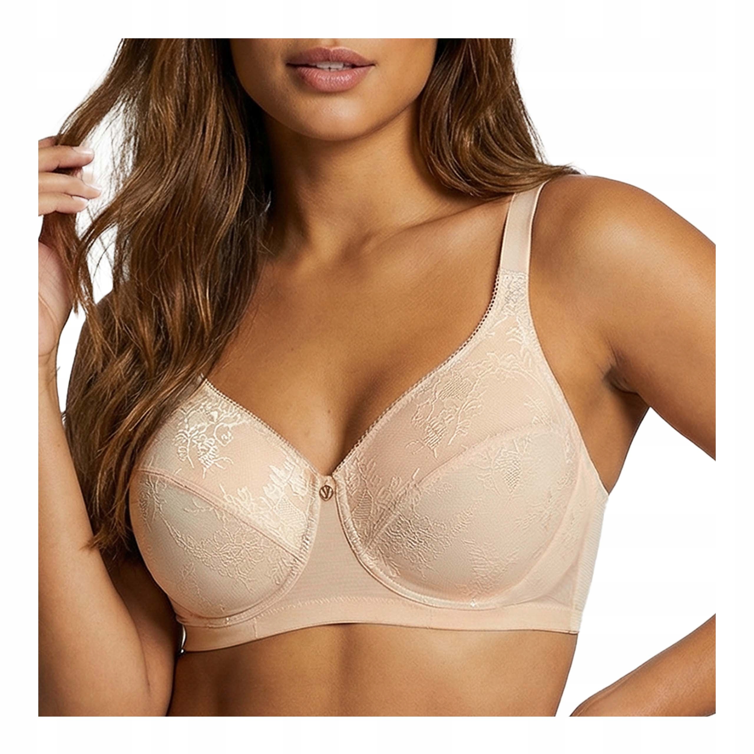 Měkká podprsenka s širokými ramínky a velkým poprsím Verde Veronica 90C