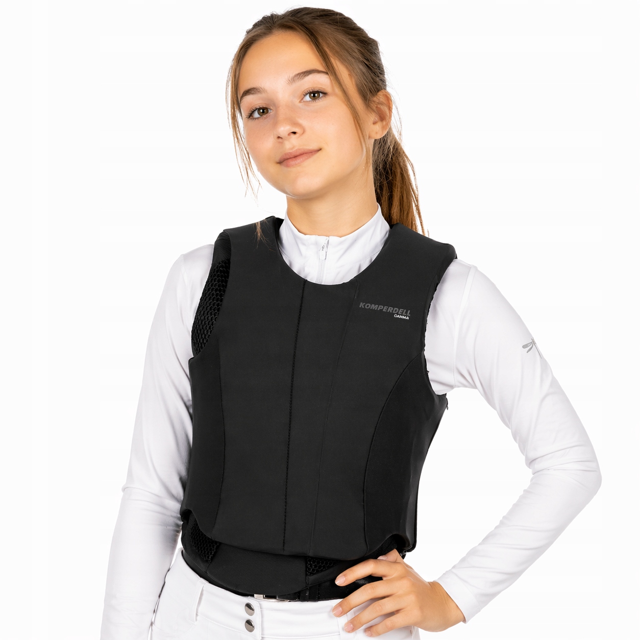 Kamizelka ochronna jeździecka narty Ballistic Champion Junior black 152cm