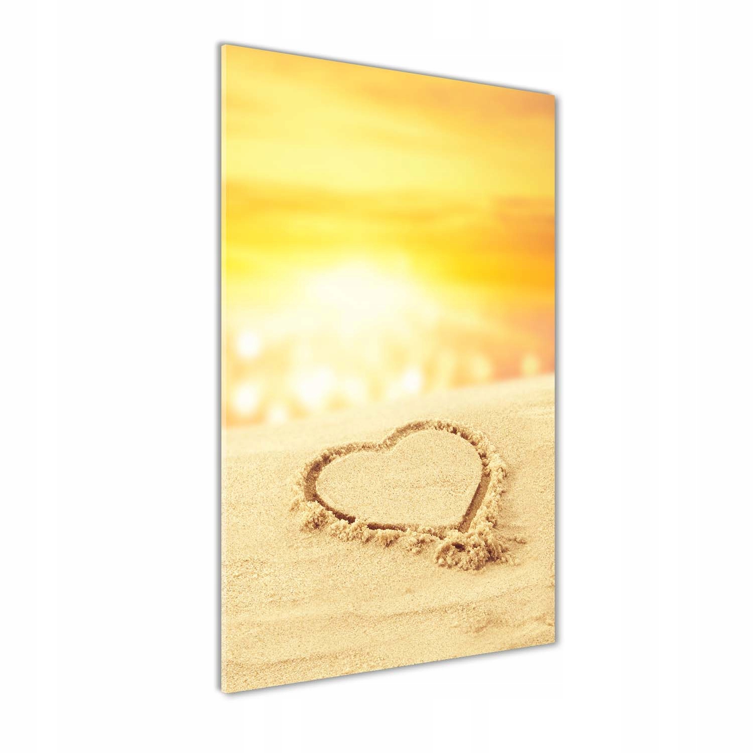 

Foto obraz zdjęcie na szkle Serce na plaży 60x120