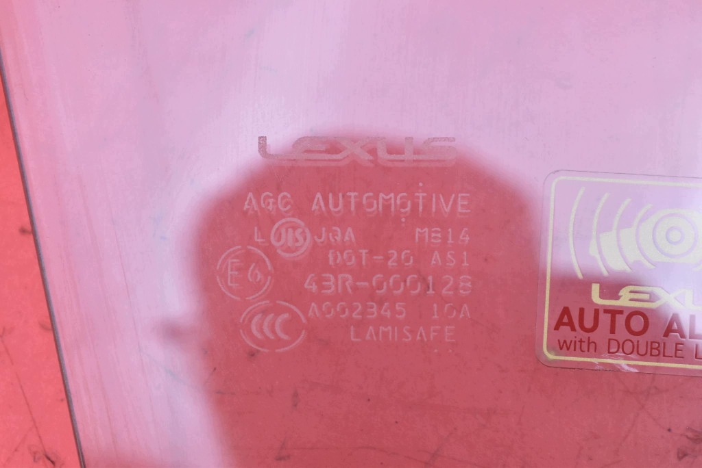 window side right front front LEXUS LS 4 IV LS600H 06-09