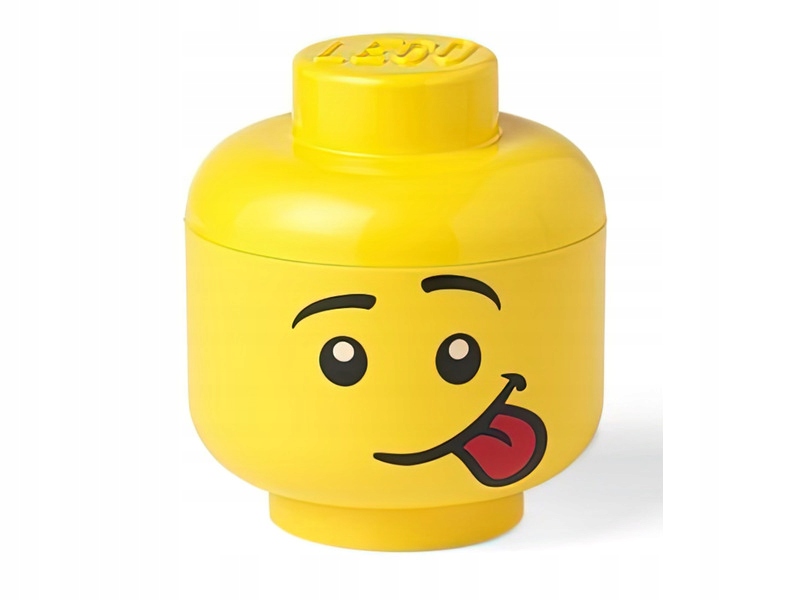 

Pojemnik na Lego mały Chłopiec Głuptasek Żółty