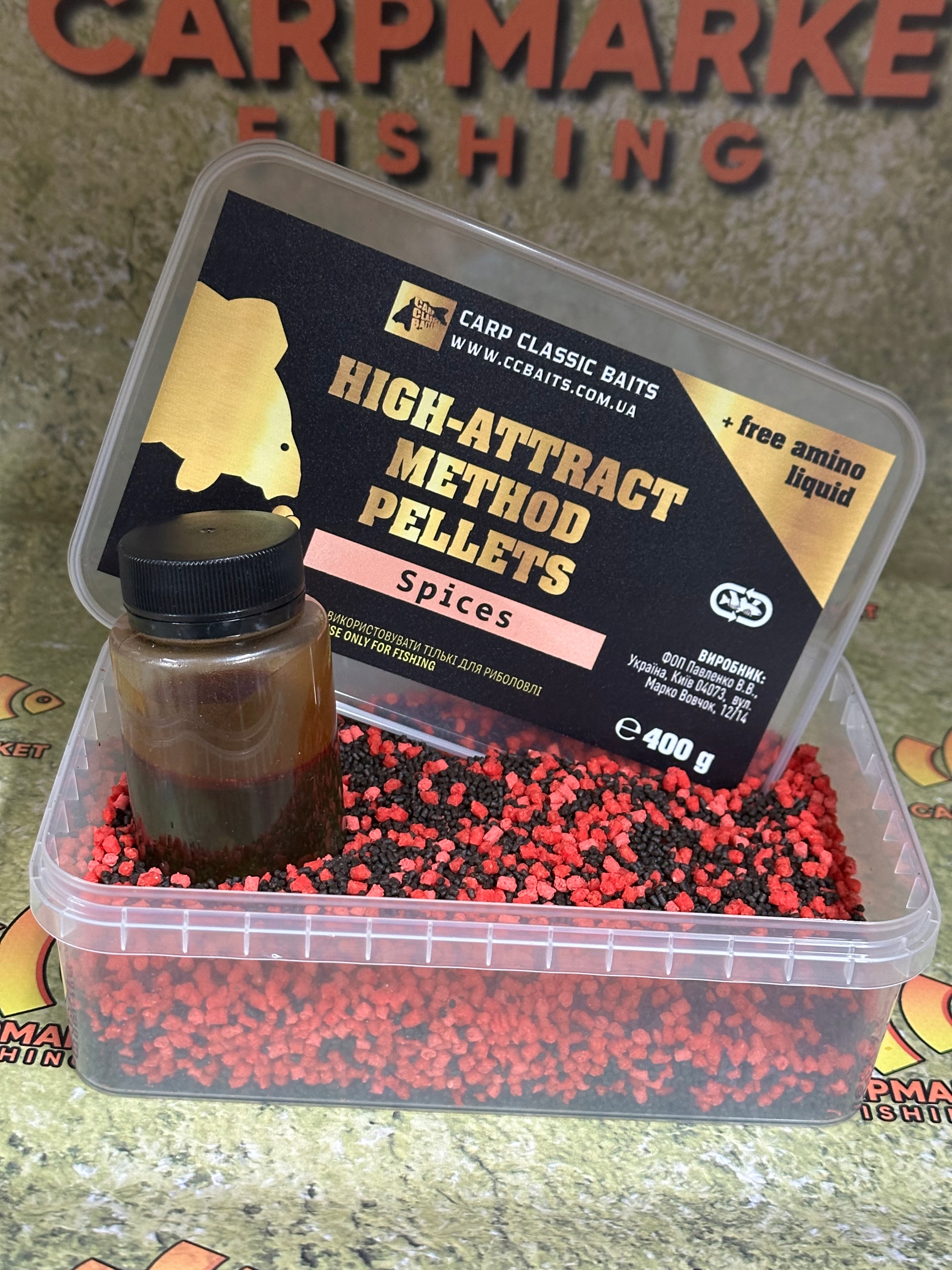Method Pellets Carp Classic Baits 400g Liquid Spices Przyprawy
