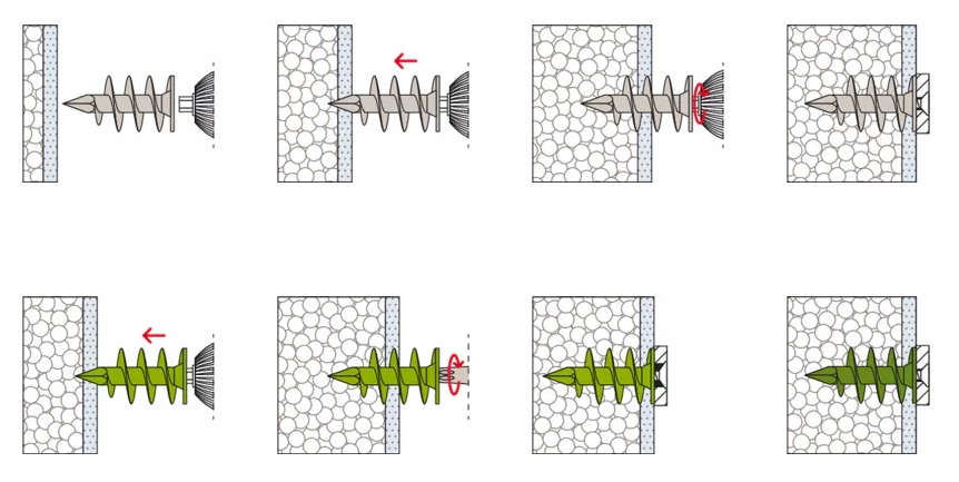 Kołek do mocowanie w izolacji FID 50 Fischer styro Rodzaj inne