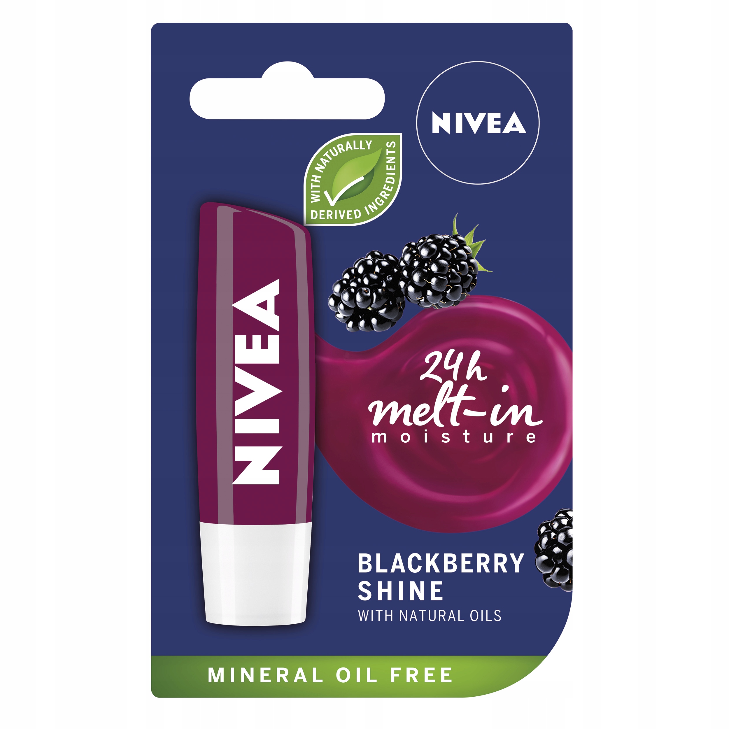 

Nivea Pomadka ochronna do ust Blackberry Shine