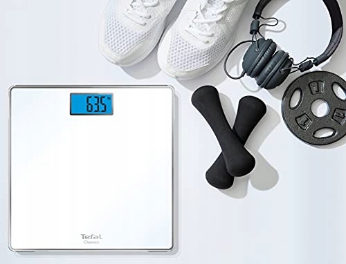 TEFAL Waga Łazienkowa Klasyczna 160kg, 31x31cm, Podświetlany Wyświetlacz — miniatura 5
