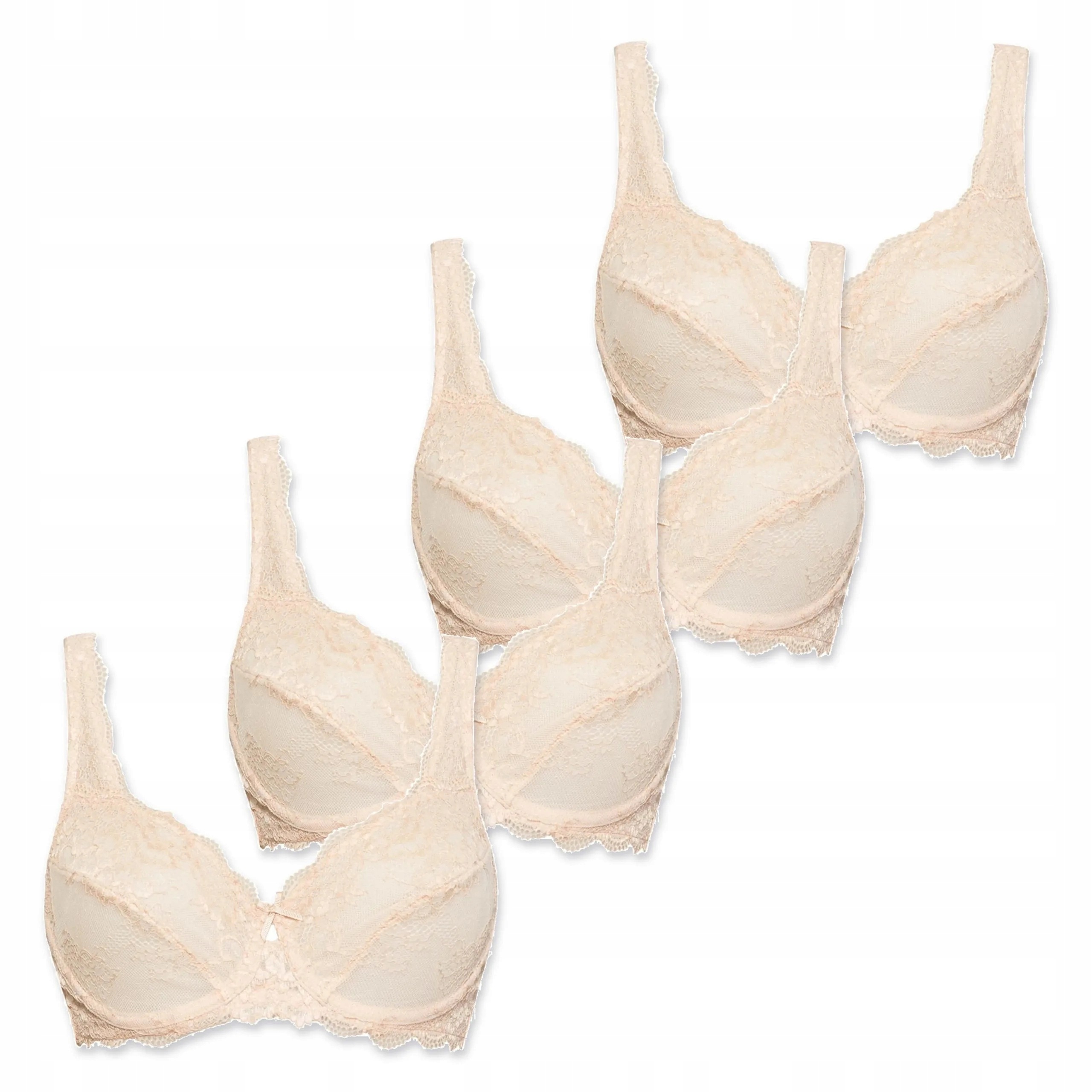 4x Podprsenka Sielei Wonder Lace 2442 cipria 90E