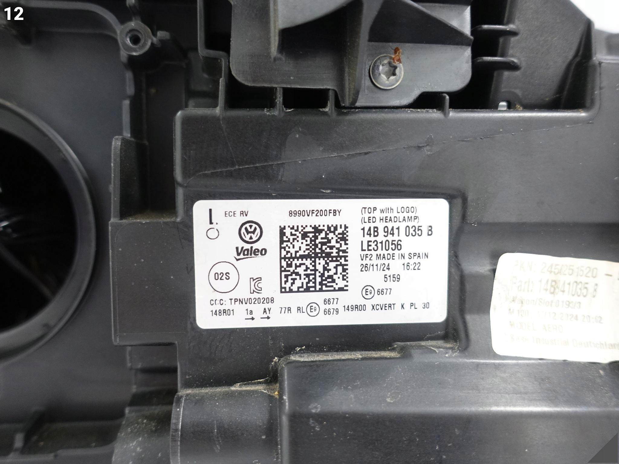 VW ID7 ID.7 14A 14B 23- light FULL LED IQ.LIGHT left front EUROPA