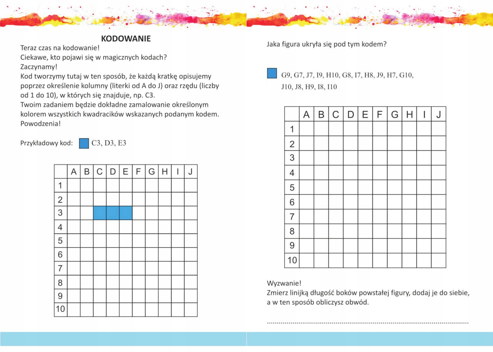 MATEMATYKA GEOMETRIA I KODOWANIE ĆWICZENIA KL. 1-3 Język publikacji polski