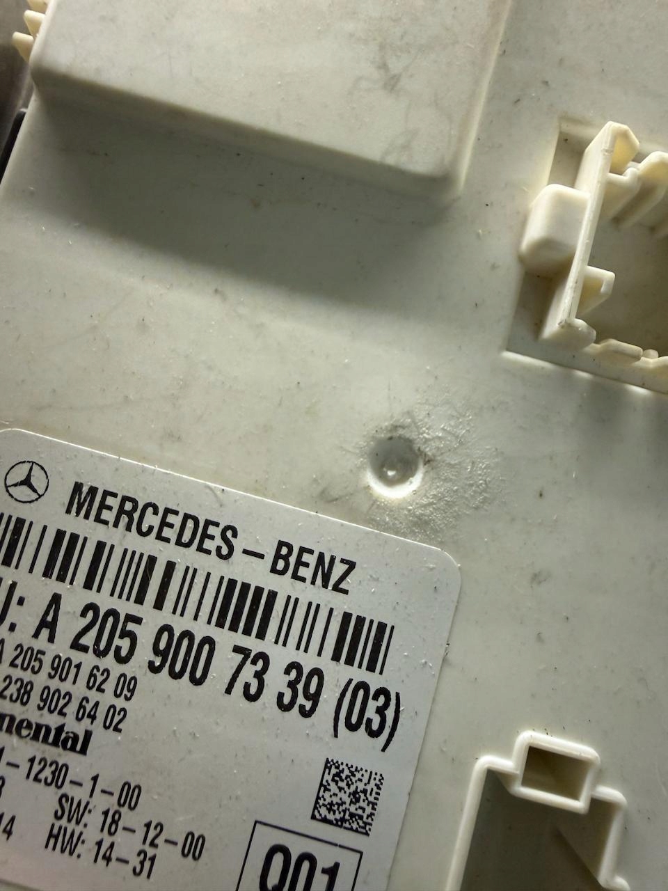 module control unit BSI SAM A2059007339 MERCEDES W205