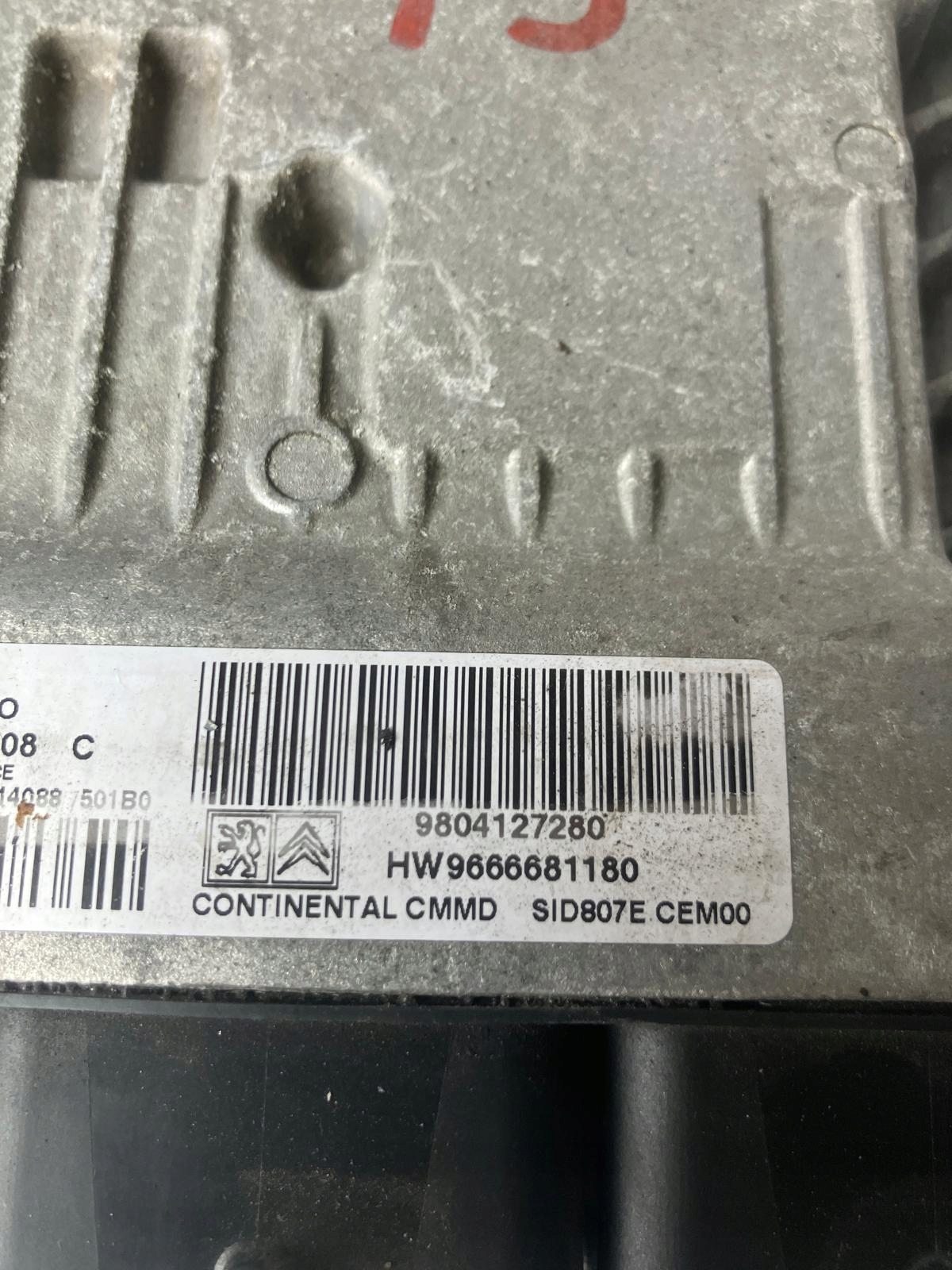 computer Motore 1.6 EHDI PEUGEOT CITROEN 9804127280