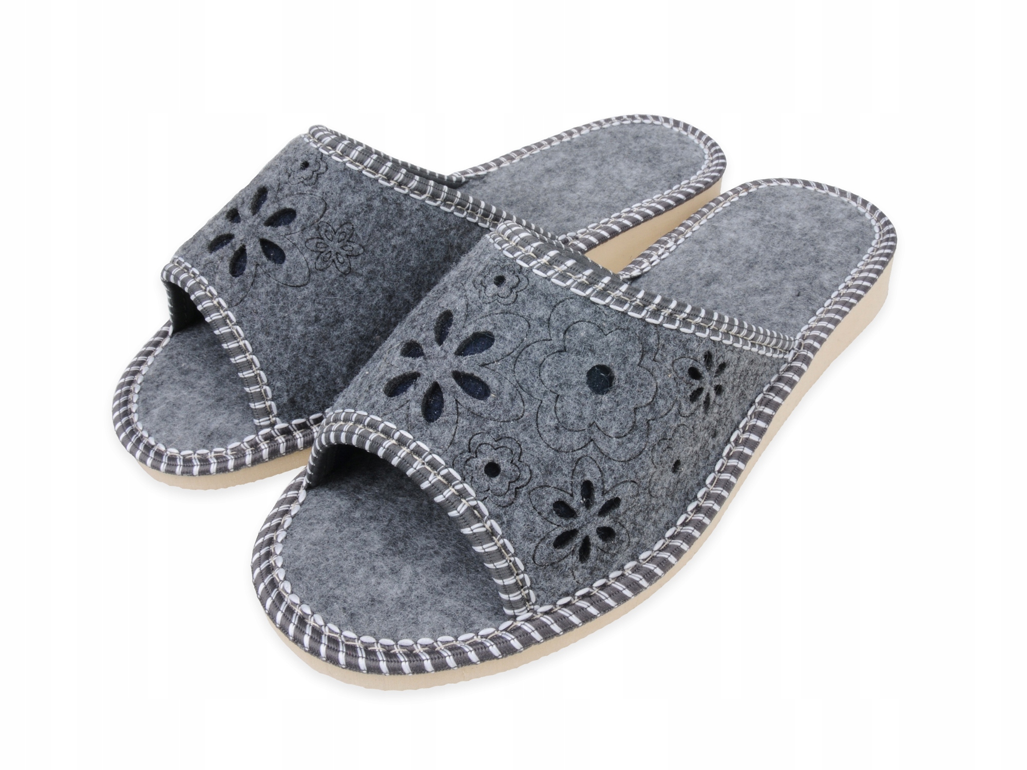 

Filcowe kapcie damskie laczki ciapy A19F2 nr 38