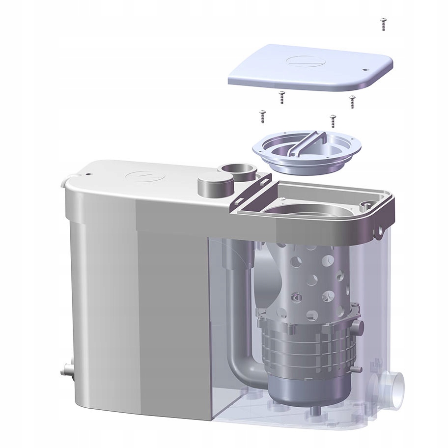 POMPA ROZDRABNIACZ KUCHNI ZLEW PRALKA DO GORĄCEJ WODY WATERMAN HOT CICHA Marka WatermanPro