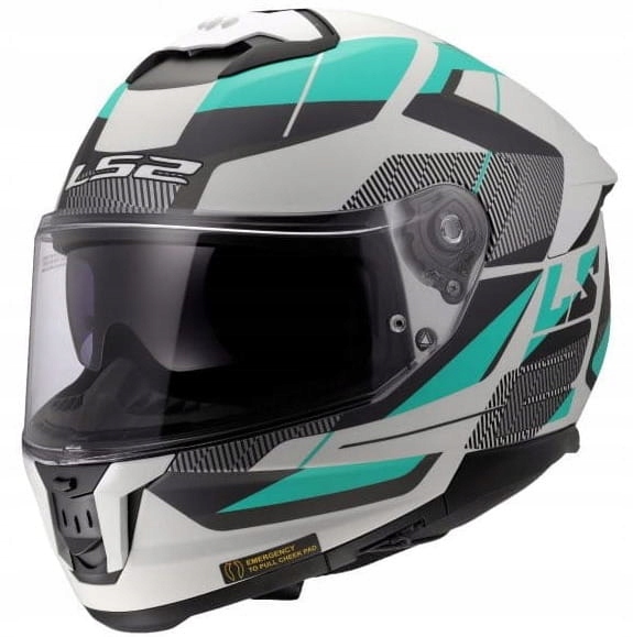 LS2 FF808 Stream II Road M. Cyan GREY-06 Integrálna Motocyklová Prilba