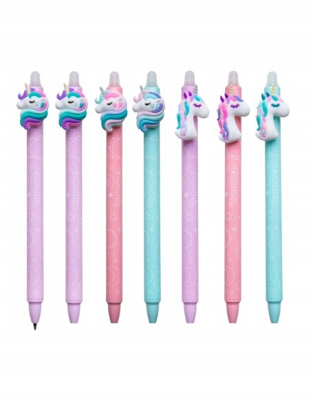 ZESTAW DŁUGOPIS WYMAZYWALNY UNICORN COLORINO 6 szt Marka Colorino