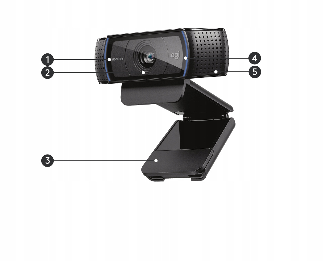 Kamera internetowa Logitech C920 HD Pro 15 MP Wbudowany mikrofon Tak
