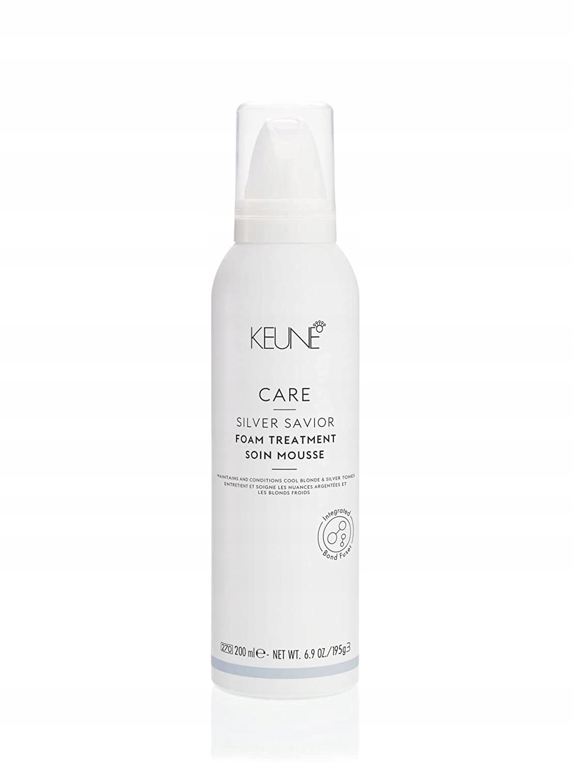 Keune Care Silver Savior Foam, pěna, neutralizující žluté odlesky 200 Ml