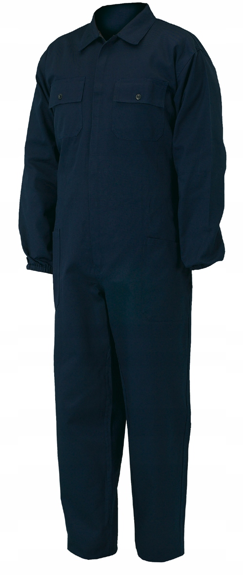 Kombinezon Roboczy Bawełna na Zamek Niebieski