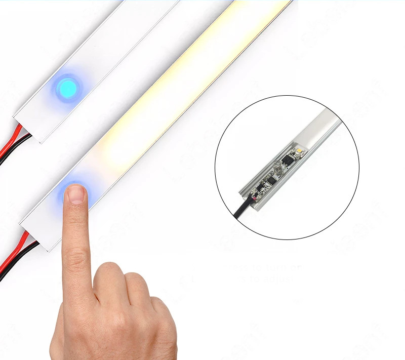 Włącznik do profil LED 5A 60W ściemniacz dotykowy Typ sterownik