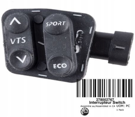 Tlačidlá Prepínač Sport Eco Vts Brp Sea-Doo 278002767