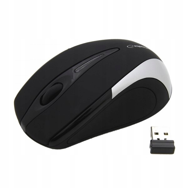EM101S Mysz bezprzewodowa 2.4GHz 3D optyczna Usb Antares srebrna Esperanza