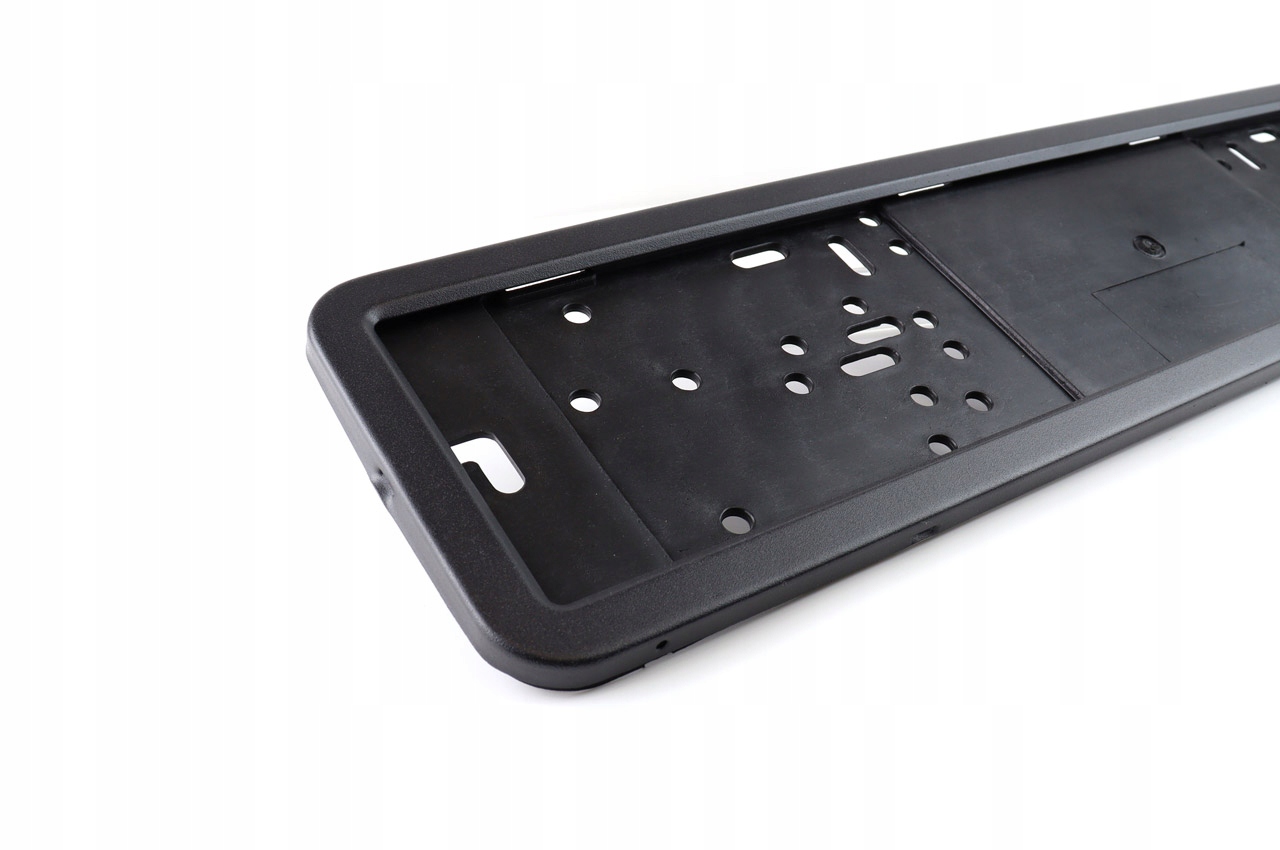 RAMKI POD TABLICE REJESTRACYJNA METAL CZARNY MAT