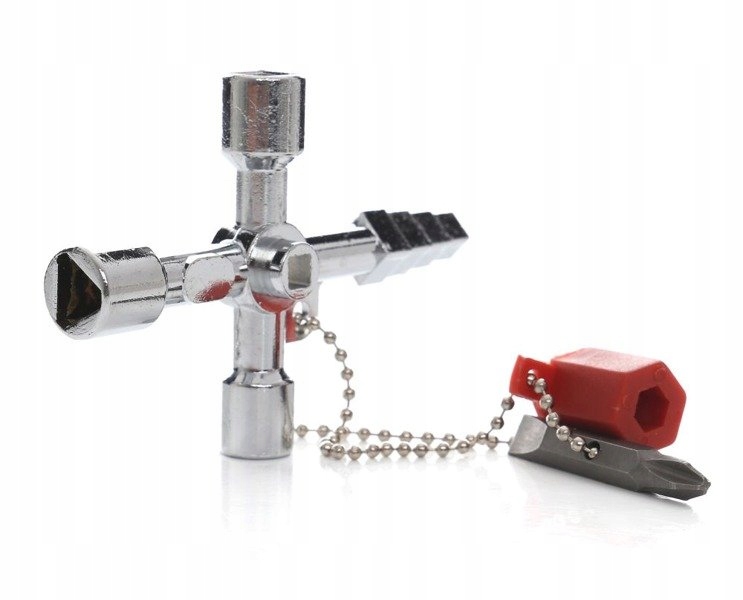 Klucz do szafek szafki technicznych elektrycznych